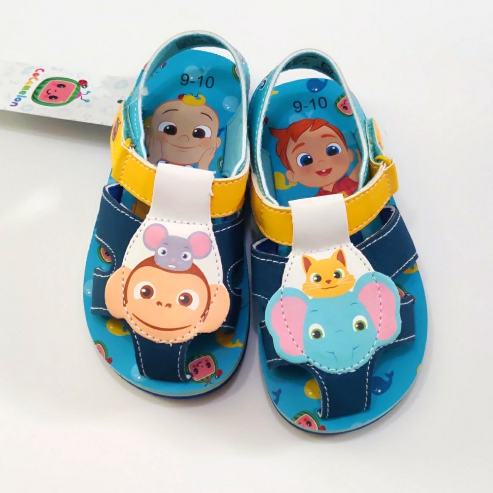 Toddler Cocomelon Sandals size 11/12 Brand New